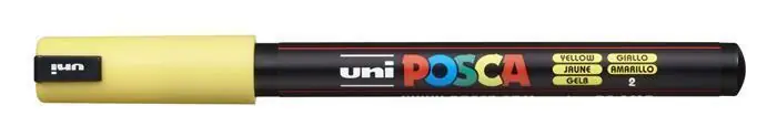 Hit Sezóny Akrylový popisovač "Posca PC-1MR", žlutá, 0,7 mm, UNI 2UPC1MRS OFERTA office vše pro kancelář