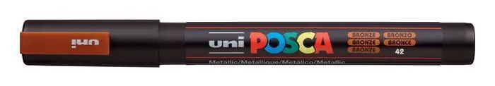 Akrylový popisovač "Posca PC-3M", bronzová, 0,9-1,3 mm, UNI 2UPC3MBRONZ OFERTA office vše pro kancelář Speciální Cena