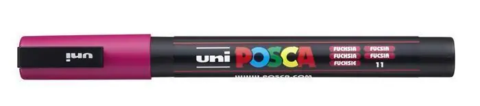 Akrylový popisovač "Posca PC-3M", fuchsie, 0,9-1,3 mm, UNI OFERTA office vše pro kancelář Vrácení Zdarma