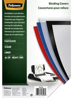 Zadní kryt "Fantaisie", průhledný, pro kroužkovou vazbu, 500 micron, A4, FELLOWES OFERTA office vše pro kancelář Sezónní Sleva