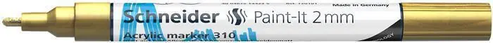 120153 Akrylový popisovač "Paint-It 310", zlatá, 2 mm, SCHNEIDER OFERTA office vše pro kancelář Levný