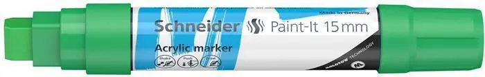 120304 Akrylový popisovač "Paint-It 330", zelená, 15 mm, SCHNEIDER OFERTA office vše pro kancelář Časově Omezené