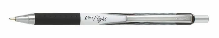 13301 Kuličkové pero "Z-Grip Flight", černá, 0,34 mm, stiskací mechanismus, ZEBRA OFERTA office vše pro kancelář Akční Cena