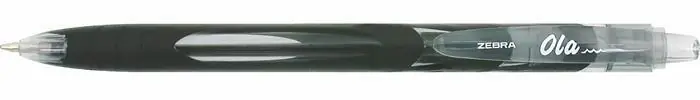 13941 Kuličkové pero "OLA", černá, 0,27 mm, stiskací mechanismus, ZEBRA OFERTA office vše pro kancelář Cenová Bomba