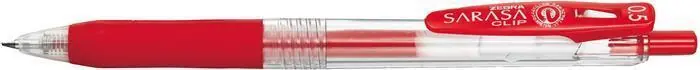 14313 Gelové pero "Sarasa Clip", červená, 0,33 mm, stiskací mechanismus, ZEBRA OFERTA office vše pro kancelář Koupit Online