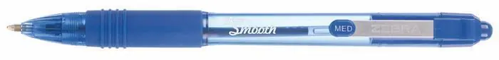22562 Kuličkové pero "Z-Grip Smooth", modrá, 0,27 mm, stiskací mechanismus, ZEBRA OFERTA office vše pro kancelář Víkendová Akce