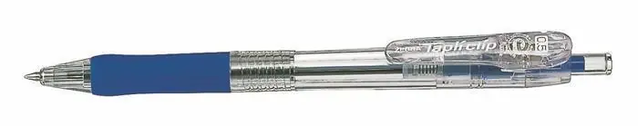 Finální Výprodej 38332-10 Kuličkové pero "Tapli Clip ECO", modrá, 0,21 mm, se stiskacím mechanismem, ZEBRA OFERTA office vše pro kancelář
