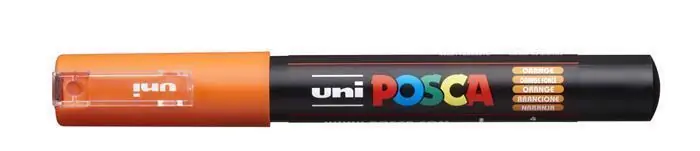 Akrylový popisovač "Posca PC-1M", oranžová, 0,7 - 1,0 mm, UNI 2UPC1MN OFERTA office vše pro kancelář Hit Sezóny