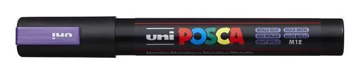 Akrylový popisovač "Posca PC-5M", kovově fialová, 1,8-2,5 mm, UNI 2UPC5MML OFERTA office vše pro kancelář Nejlepší Cena