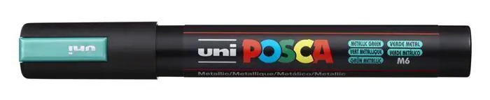 Akrylový popisovač "Posca PC-5M", kovově zelená, 1,8-2,5 mm, UNI 2UPC5MMZ OFERTA office vše pro kancelář Nejlepší Volba