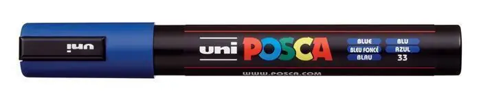 Kup Teď Akrylový popisovač "Posca PC-5M", modrá, 1,8-2,5 mm, UNI OFERTA office vše pro kancelář