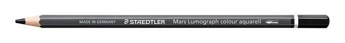 Poslední Šance Akvarelová pastelka "Mars Lumograph 104", černá, šestihranná, STAEDTLER 104-9 OFERTA office vše pro kancelář
