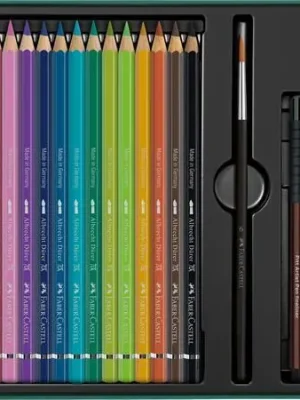 Bezpečná Platba Akvarelové pastelky "Albrecht Dürer & Pitt Artist Pen", 17 barev, 21 ks, sada, FABER-CASTELL 217552 OFERTA office vše pro kancelář