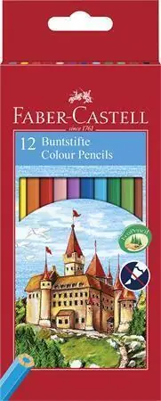 Expresní Doručení Barevné pastelky "Classic", 12 barev, šestihranné, FABER-CASTELL OFERTA office vše pro kancelář