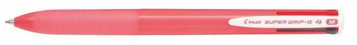 Novinka Čtyřbarevné pero "Super Grip G", růžová, PILOT BPKGG-35M-P OFERTA office vše pro kancelář