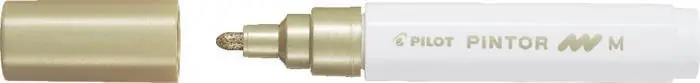 Dekorativní popisovač "Pintor M", zlatá, 1,4 mm, PILOT OFERTA office vše pro kancelář Tovární Cena