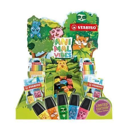 Jen Po Omezenou Doba Displej "Animal Vibes", mix, STABILO 2531/1 OFERTA office vše pro kancelář