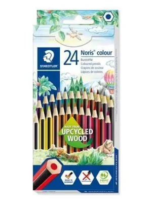 Cenově Výhodný Barevné pastelky "Noris Colour 185", 24 různých barev, šestihranné, STAEDTLER 185 CD24 02 OFERTA office vše pro kancelář