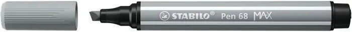 Originální Fix "Pen 68 MAX", ledově šedá, 1-5 mm, STABILO 768/95 OFERTA office vše pro kancelář