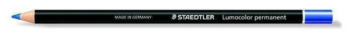 Barevná pastelka "Lumocolor", modrá, kulatá, na všechny povrchy, glasochrom, STAEDTLER OFERTA office vše pro kancelář Levný