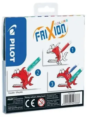 Přímo Od Výrobce Fixy "Frixion Colors", sada,12 barev, 0,39-0,7 mm, vymazatelný, PILOT OFERTA office vše pro kancelář
