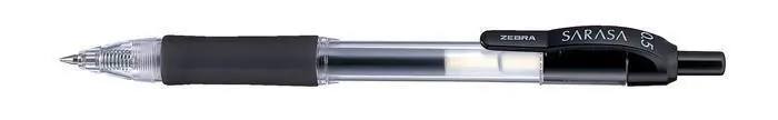 Cenově Výhodný Gelové pero "Sarasa", černá, 0,33 mm, stiskací mechanismus, ZEBRA 46710 OFERTA office vše pro kancelář
