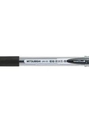 Gelové pero "UM-151", černá, 0,38mm, s uzávěrem, UNI OFERTA office vše pro kancelář Speciální Cena