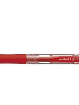 Gelové pero "UM-152", červená, 0,3mm, stiskací mechanismus, UNI OFERTA office vše pro kancelář Speciální Cena