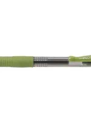 Cenový Hit Gelové pero "G-2", světle zelená, 0,32 mm, stiskací mechanismus, PILOT OFERTA office vše pro kancelář