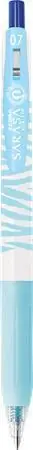 Finální Výprodej Gelové pero "Sarasa Clip Pastel", pastelově modrá, 0,33 mm, stiskací, pruhované tělo, ZEBRA 13984 OFERTA office vše pro kancelář