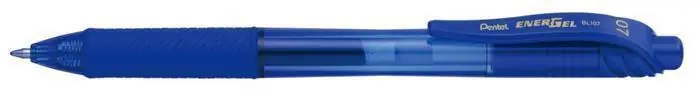 Gelové pero "EnerGelX BL107", tmavě modrá, 0,35 mm, stiskací mechanismus, PENTEL BL107-CAX OFERTA office vše pro kancelář Nejlepší Volba