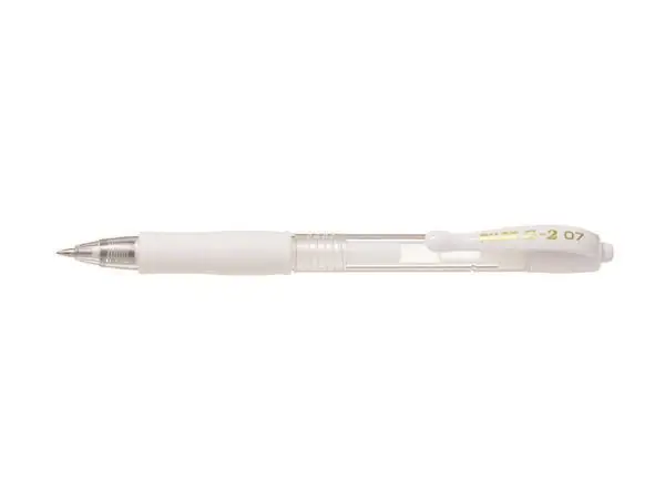 Gelové pero "G-2 Pastel", bílá, 0,32 mm, stiskací mechanismus, PILOT OFERTA office vše pro kancelář Super Cena