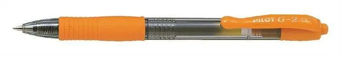 Gelové pero "G-2", oranžová, 0,32mm, PILOT OFERTA office vše pro kancelář Vrácení Zdarma