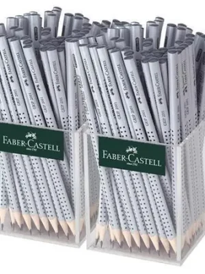 Nejlepší Volba Grafitová tužka "Grip 2001", displej/144 ks, stříbrná, HB, trojhranná, FABER-CASTELL 117023 OFERTA office vše pro kancelář