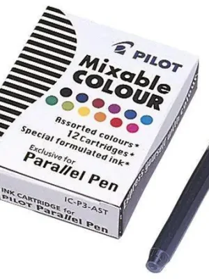 Finální Výprodej Inkoustové bombičky "Parallel Pen", 12 různých barev, PILOT OFERTA office vše pro kancelář