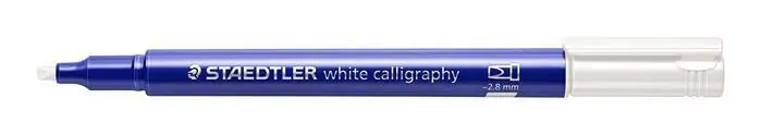 Horká Nabídka Kaligrafický popisovač "Design Journey Calligraphy", bílá, 2,8 mm, STAEDTLER 8325-0 02 OFERTA office vše pro kancelář