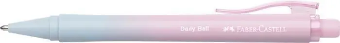 Kuličkové pero "Daily Ball Flow", modrá, 1 mm, XB, tělo Blushing Sky, FABER-CASTELL 140680 OFERTA office vše pro kancelář Speciální Cena