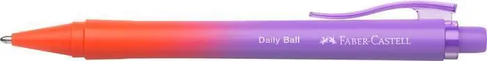 Kuličkové pero "Daily Ball Flow", modrá, 1 mm, XB, tělo Punchy melon, FABER-CASTELL 140682 OFERTA office vše pro kancelář Vrácení Zdarma