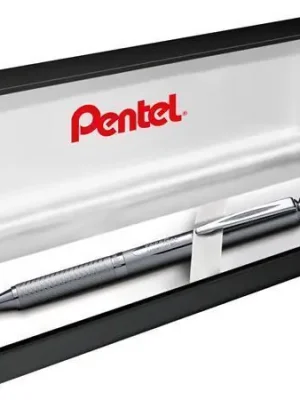 Cenově Výhodný Kuličkové pero "EnerGel BL-407", modrá, 0,35 mm, stiskací mechanismus, stříbrné tělo, PENTEL BL407-A OFERTA office vše pro kancelář