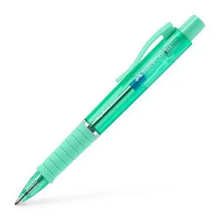 Rychlé Dodání Kuličkové pero "Poly Ball View Aurora", modrá, 1 mm, XB, tělo mátově zelená, FABER-CASTELL 145767 OFERTA office vše pro kancelář