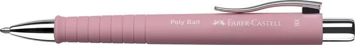 Finální Výprodej Kuličkové pero "Poly Ball XB", růžová, 0,5 mm, stiskací mechanismus, FABER-CASTELL OFERTA office vše pro kancelář
