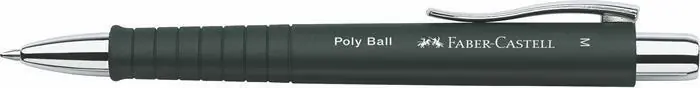 Kuličkové pero "Poly Ball", černá, M, FABER-CASTELL OFERTA office vše pro kancelář Horká Nabídka