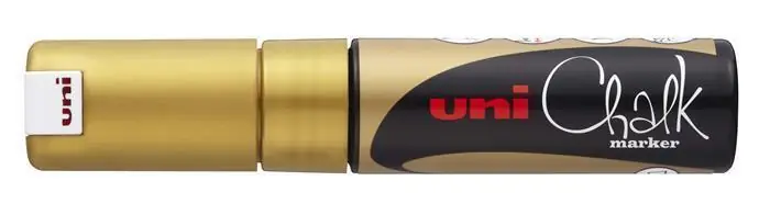 Křídový popisovač "PWE-8K", zlatá, 8 mm, UNI OFERTA office vše pro kancelář Super Cena