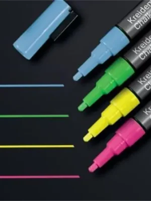 Křídový popisovač, 4 různé barvy, 1-2 mm, kuželový hrot, tekutý, SIGEL BA179 OFERTA office vše pro kancelář Dokud Zásoby Vydrží
