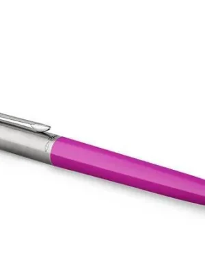 Sleva Kuličkové pero "Royal Jotter Originals", modré, 0,7 mm, stříbrný klip, magentové tělo pera, PARKER 7 OFERTA office vše pro kancelář