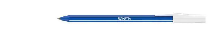 Kuličkové pero "Signetta", modrá, 0,7mm, s uzávěrem, ICO OFERTA office vše pro kancelář Oblíbený