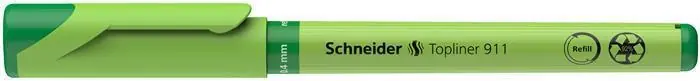 Nejprodávanější Liner "Topliner 911", zelená, 0,4mm, SCHNEIDER 9114 OFERTA office vše pro kancelář