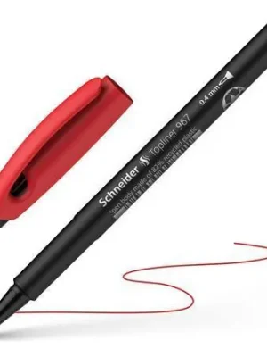 Liner "Topliner 967", červená, 0,4mm, SCHNEIDER OFERTA office vše pro kancelář Hit Sezóny