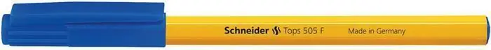 Kuličkové pero "Tops 505 F", modrá, 0,5mm, s uzávěrem, SCHNEIDER OFERTA office vše pro kancelář Originální