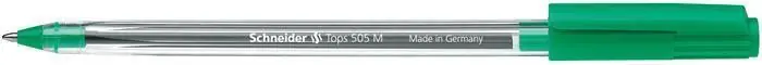 Kuličkové pero "Tops 505 M", zelená, 0,5mm, s uzávěrem, SCHNEIDER OFERTA office vše pro kancelář Originální